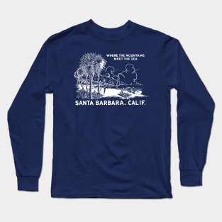 1950 Santa Barbara California Long Sleeve T-Shirt